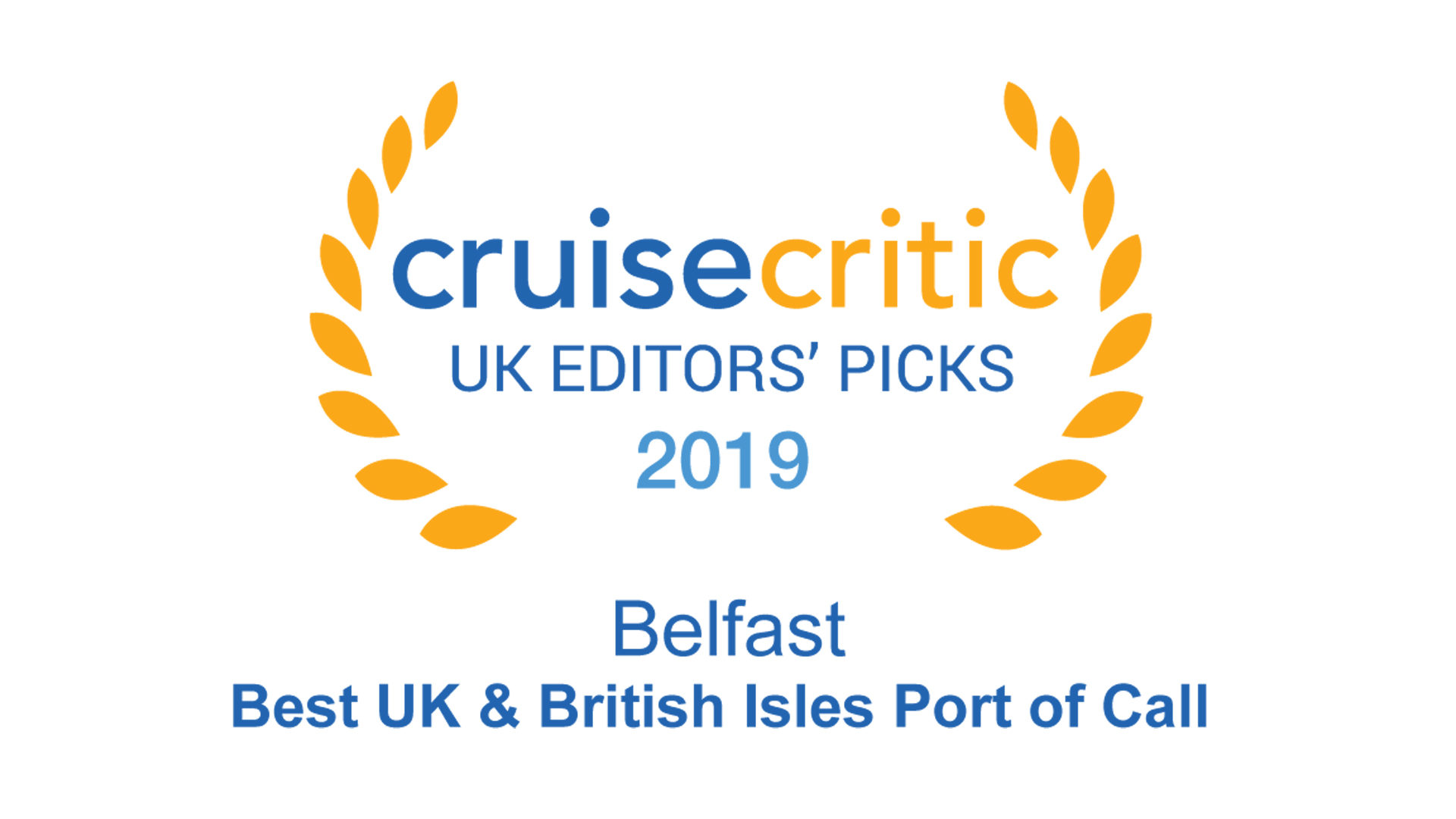 Cruise Critic Awards 2019   Belfast Best Port of Call2